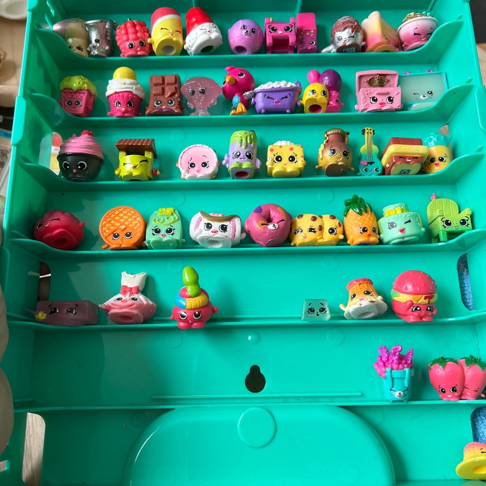 Remember shopkins? My daughter has outgrown. They are super cute / great shape.